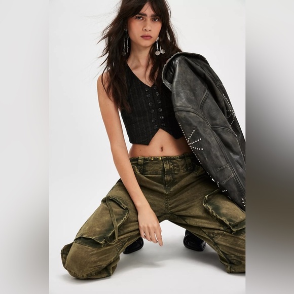 COPY - Free people We The Free Can't Compare Slouch Pants - Picture 5 of 7